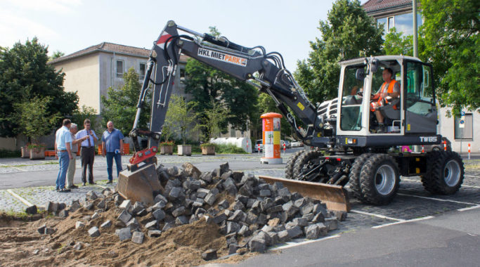 Arbeiten am „Kardinal-Faulhaber-Park“