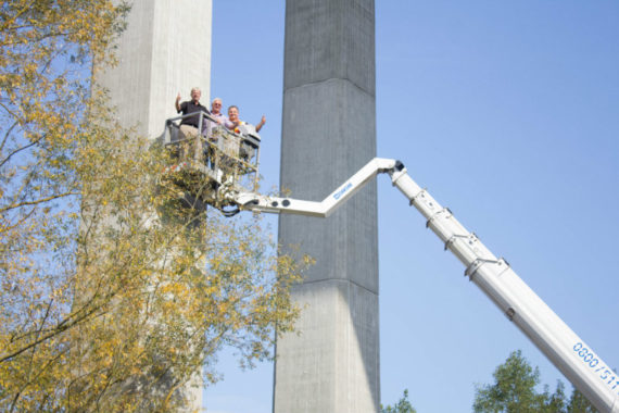 "Tiefbau" in 24 Metern Höhe