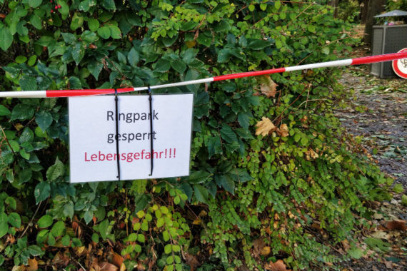 Sturm Fabienne: Oberbürgermeister bedankt sich bei Helfern