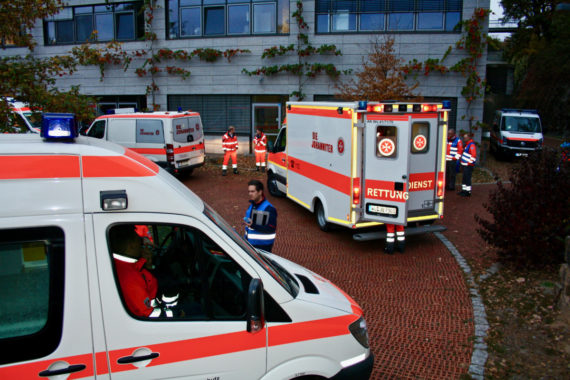 Training für den Ernstfall: Behandlungsplatz im Uniklinikum Würzburg aufgebaut