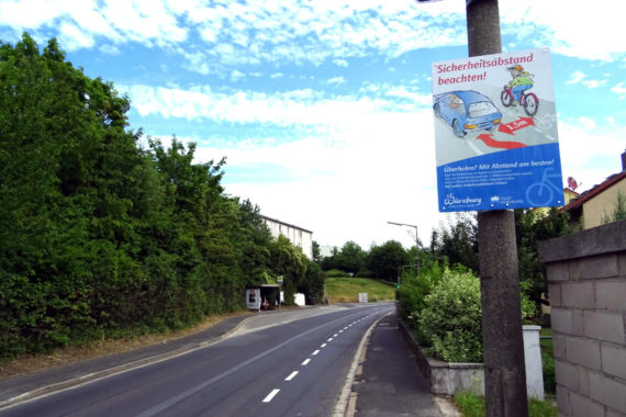 Die Stadt Würzburg klärt zum Radverkehr auf